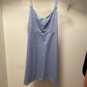 Blue butterfly dress